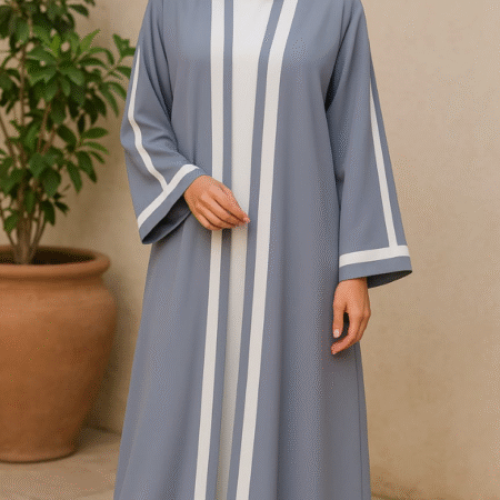 Uper inner Abaya 2pc - Gray