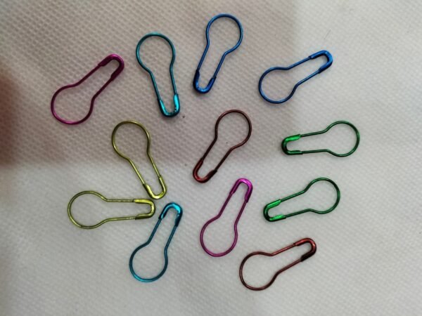Multi-Colored Hijab Bulb Pins – Pack of 12